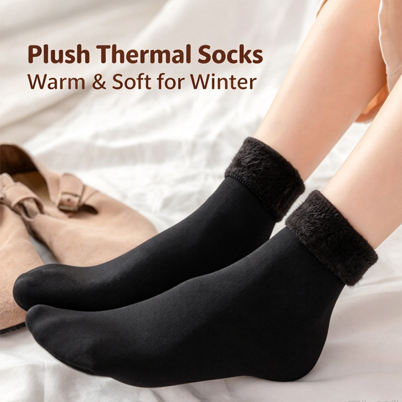 Thermal Sock Winter - 1/2/5/10 زوج جوارب قصيرة جديدة للجنسين،