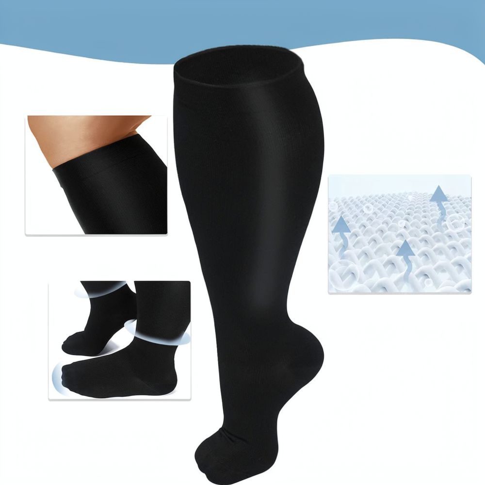 جوارب ضاغطة رياضية للأشخاص ذوي - مراجعة Compression Sleeve Calf وسعره