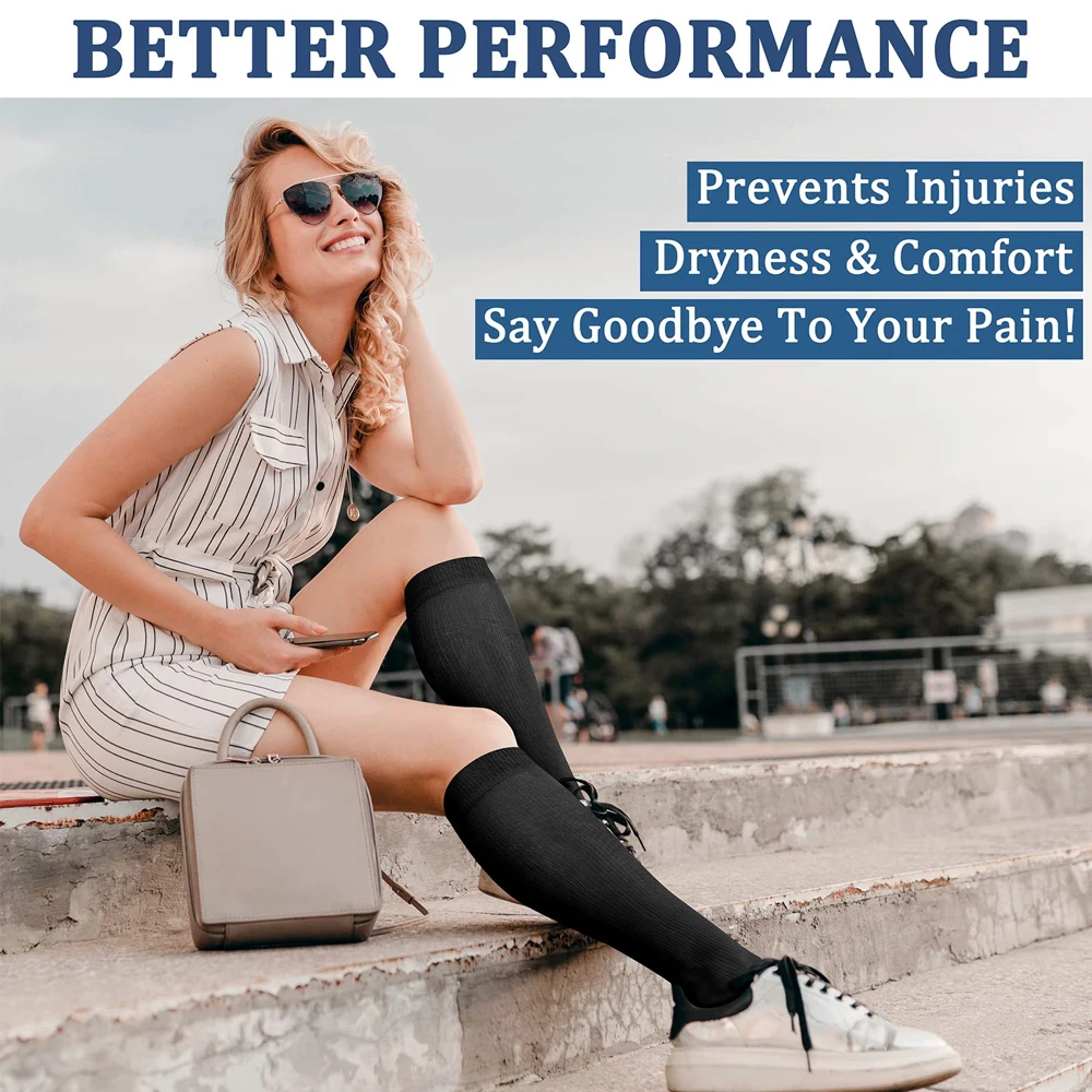 زوج واحد من جوارب الضغط للنساء - مراجعة Compression Sock Medical وسعره