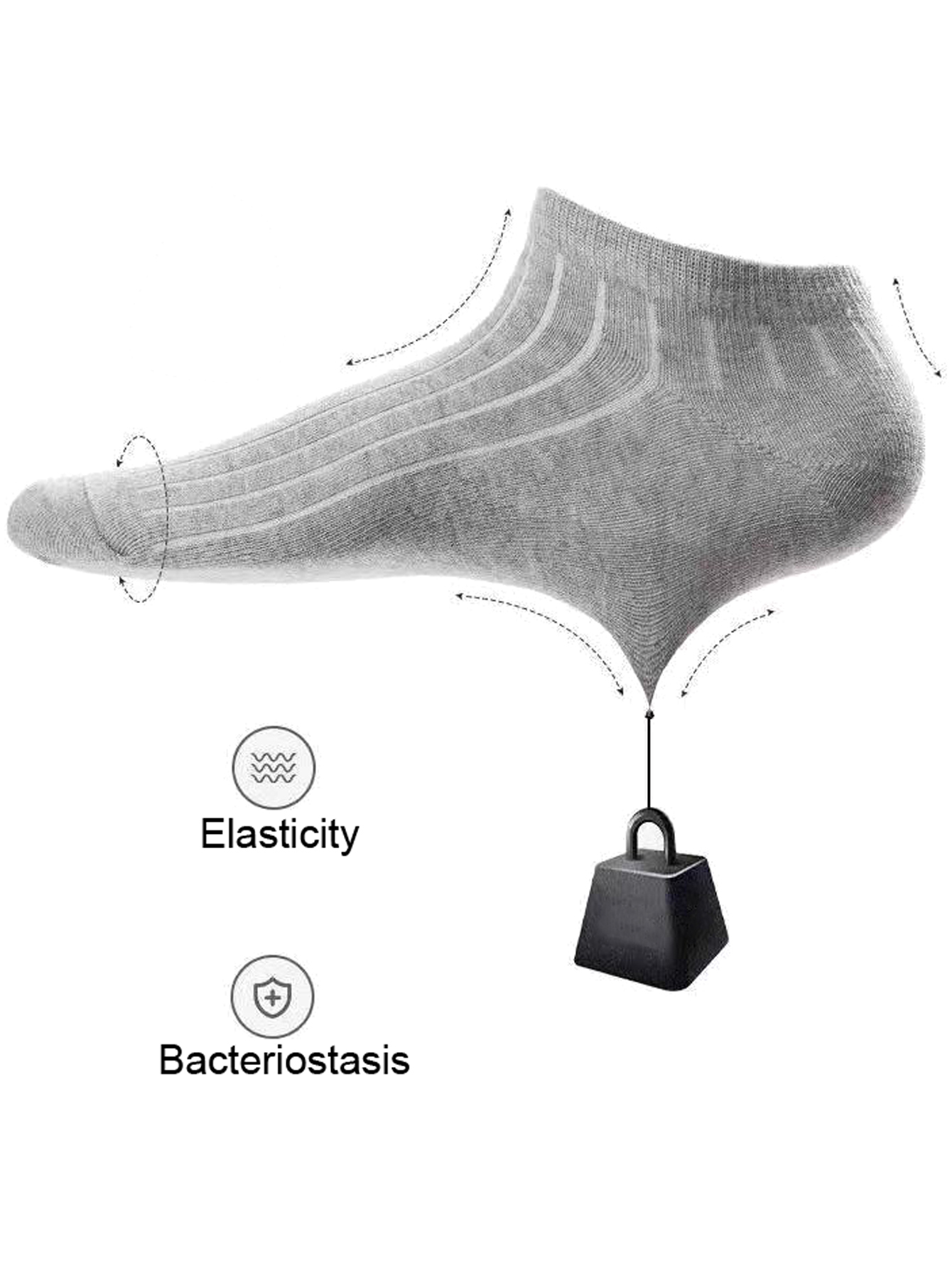 5/10 أزواج من الجوارب الرجالية - مراجعة Ankle Sock Low Cut وسعره