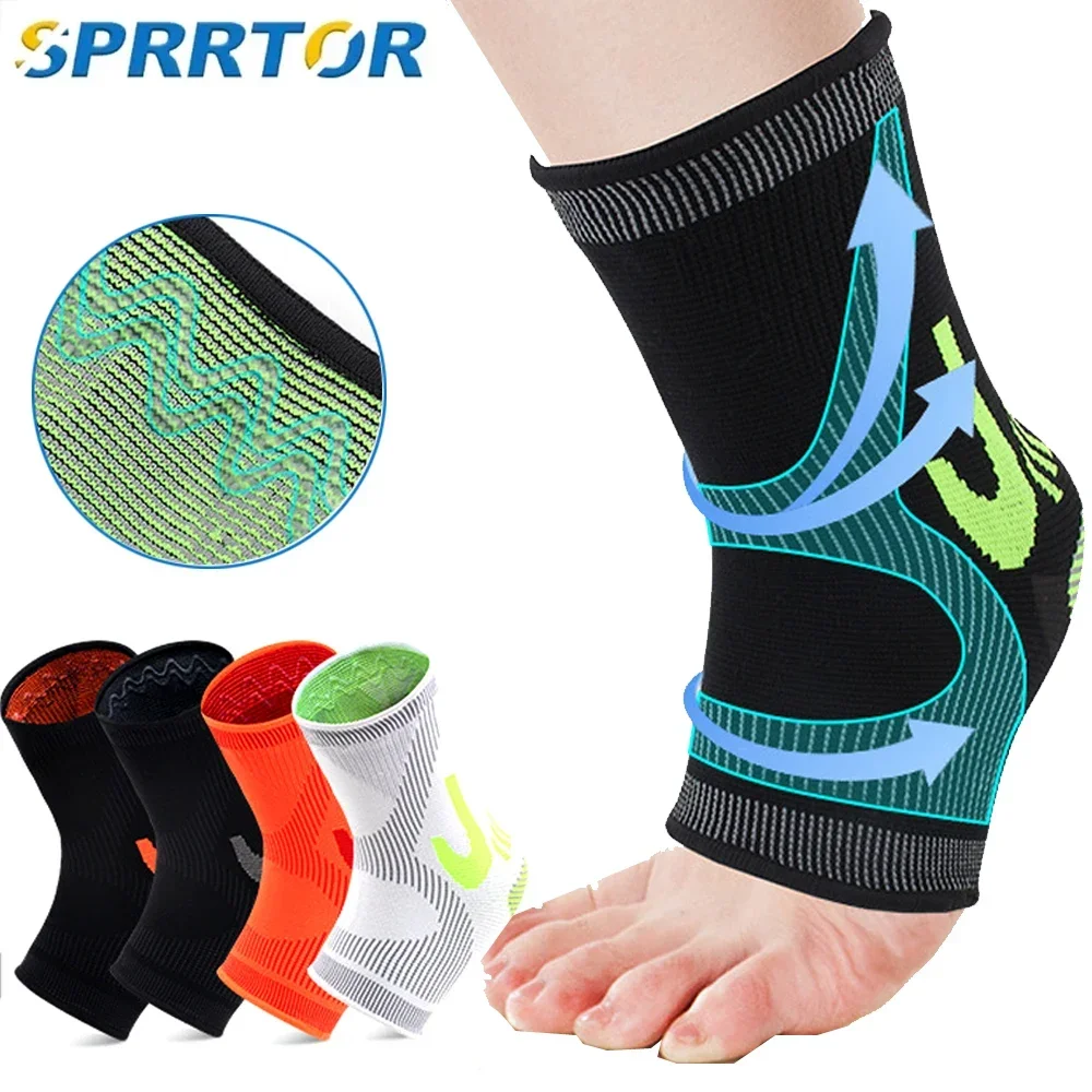 قطعة واحدة من دعامة الكاحل الض - مراجعة Ankle Brace Sock وسعره