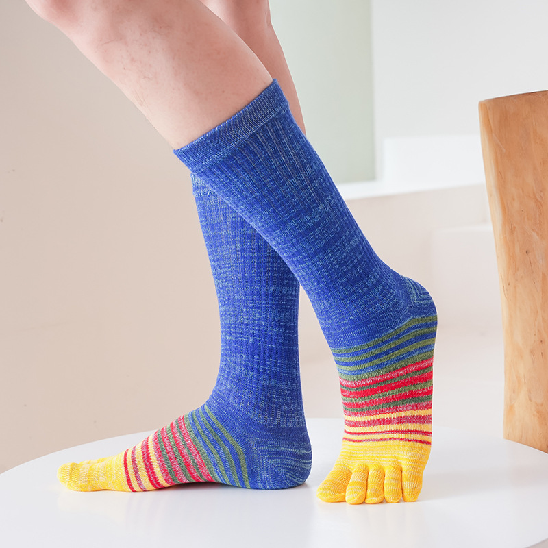 5 أزواج الخريف الشتاء سميكة ال - مراجعة Toe Sock Split وسعره